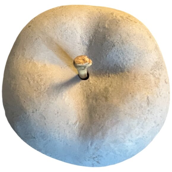 Concrete Apple Metallic Gold Paperweight Bookend Boho Decor 3.5" tall x 4" wide - Picture 3 of 6